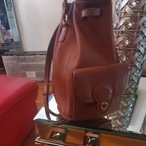 Coach  leather backpack